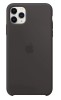 Husa Silicon Antisoc Neagra Apple iPhone 11 Pro Max, Protectie Camera si Ecran, Microfibra Interior
