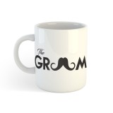 Cana alba personalizata - The groom, INOVATIX&reg;. 330ml