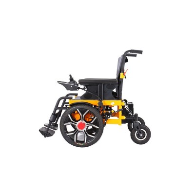 Carucior invalizi electric pentru Drumuri dificile, Tractiune roti fata, Pliabil, max 100 kg foto