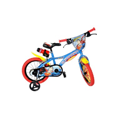 Bicicleta copii 14&amp;quot; Superman PlayLearn Toys foto