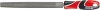 Pila semi-rotunda semi-neteda de lacatuserie 250 mm numarul 2 YATO