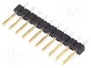 Conector 10 pini, seria BERGSTIK II, pas pini 2.54mm, Amphenol Communications Solutions - 68000-210HLF