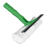 ștergător Geamuri 2 &icirc;n 1, 26cm, Microfibre, Verde