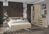 Dormitor Valencia Dulap 3 Usi Stejar k002, MP