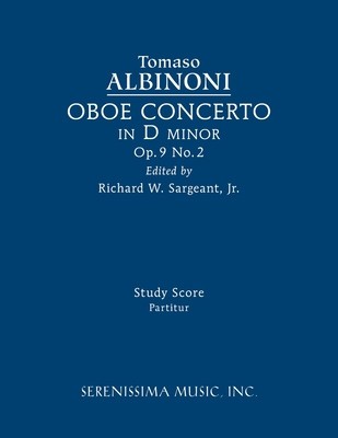 Oboe Concerto in D minor, Op.9 No.2: Study score foto