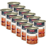 Cumpara ieftin Animonda GranCarno Original Adult - carne de porc și inimi de pasăre 12 x 800g