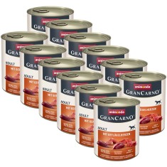 Animonda GranCarno Original Adult - carne de porc ?i inimi de pasare 12 x 800g foto