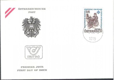 Austria &amp;Ouml;sterreich 1981 Konferenz FDC K.151 foto