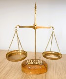 Cantar / Balanta metale pretiose - 50 gr - inclusiv greutati