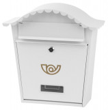 Cutie poștală NAPOLEON B, albă, poștală, 365x365x135 mm, Strend Pro