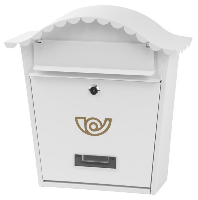 Cutie poștală NAPOLEON B, albă, poștală, 365x365x135 mm
