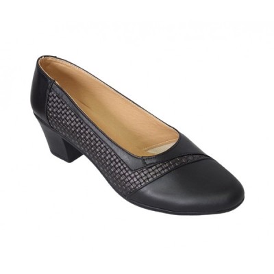 Pantofi dama comozi si eleganti din piele naturala Negru - MVS85N foto