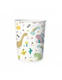 Set 6 pahare dinozauri 220 ml