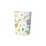 Set 6 pahare dinozauri 220 ml