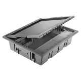 Doza pardoseala Gewiss System GW24602, 20 module, cu capac