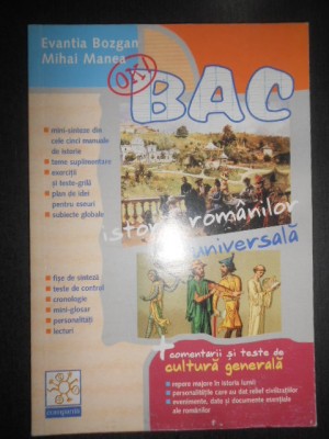 Evantia Bozgan - Ok! Bac la istoria romanilor si la istoria universala (2000) foto