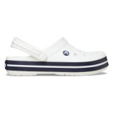 Saboti Crocs Crocband Albastru - White/White/Navy