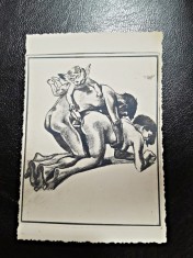 Desen cu tema erotica foto