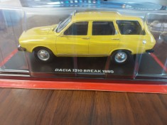 Macheta DACIA 1310 BREAK 1980 - Hachette, scara 1/24, noua, resigilata. foto