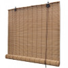 Jaluzea tip rulou, bambus, 150 x 160 cm, maro