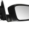 Oglinda exterioara Seat Toledo (Nh), 10.2012-, Skoda Rapid (Nh), 10.2012- , partea Dreapta, culoare sticla crom, sticla convexa, cu carcasa neagra, a