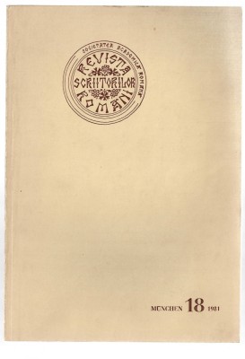 Revista scriitorilor romani exil - nr. 18 Societatea Acad. Romana, Munchen 1981 foto