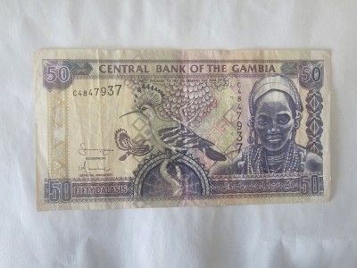 Gambia 50 Dalasis 2018 foto
