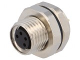 Conector M8 Mamă 4-Pin pentru Panou