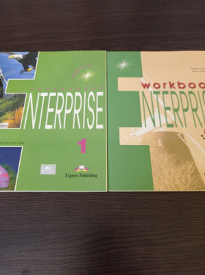 Curs engleza Enterprise 1, nivel gimnazial, clasa a V-a (manual + caiet) foto