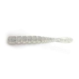 Aji Worm Fla-Fla 5cm Clear Silver Glitter, Mustad