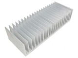 Radiator extrudat cu aripioare 100x262x60mm brut