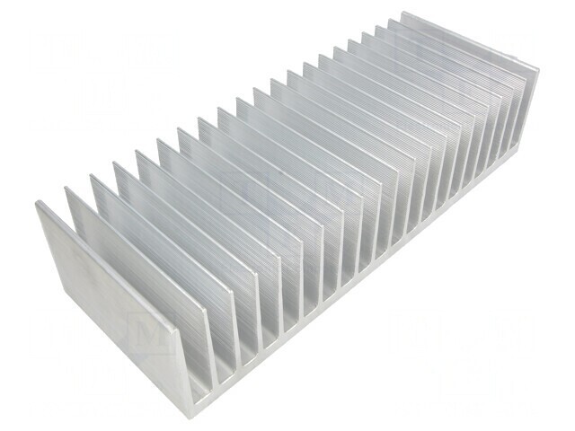 Radiator extrudat cu aripioare 100x262x60mm brut