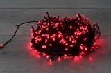 Instalatie brad Craciun, Hoff, 400 LED-uri rosii, 39.9 m, controler, interior / exterior