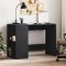 Gossi birou, negru, 102x50x75 cm, lemn prelucrat