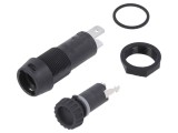 Clema Siguranțe Cilindrice 5x20mm 10A Panou Neagră 250V