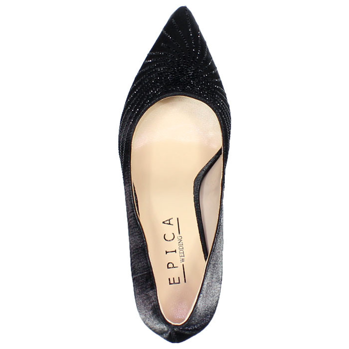 Pantofi cu toc dama piele naturala - Epica negru - Marimea 39 | Okazii.ro
