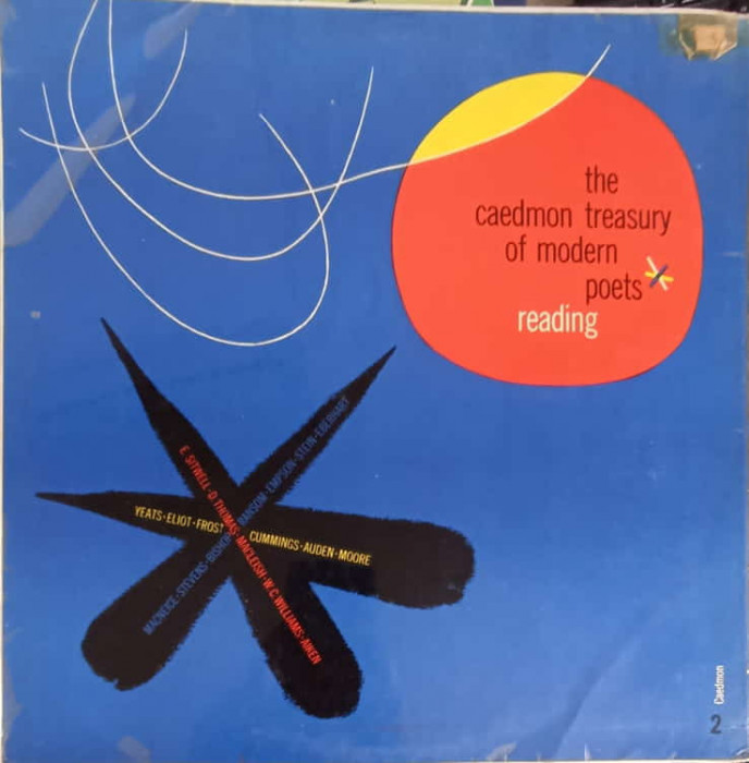 Disc vinil, LP. The Caedmon Treasury Of Modern Poets Reading Their Own Poetry. No. 2-COLECTIV-241391