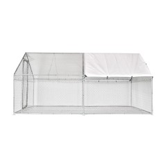 Cotet, tarc, voliera, pasari, 3x4x2m, cu prelata protectie la intemperii, MF-TP1002-S001-G01 foto