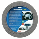 Husa volan protector elasticizat 2 in 1 - Gri Garage AutoRide, Lampa