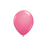 Set 12 baloane roz, material latex, forma ovala, umflare cu aer sau heliu, Oem