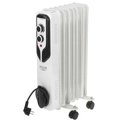Radiator ulei 7 elementi 1500w adler foto