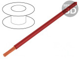 Cablu Silivolt&reg;-E 1x0,25mm2 Silicon Roșu 100m