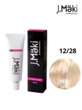 J.Maki Professional - Vopsea de par permanenta 12.28 - Blond perlat bej super deschis, Super Blond, 60 ml