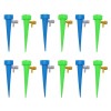 Set 12 Picuratori Plastice Reglabil Debit, Albastru/Verde - Sistem Irigare Gradina