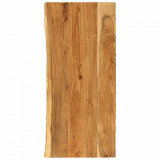 Blat lavoar de baie, 114x52x2,5 cm, lemn masiv de acacia
