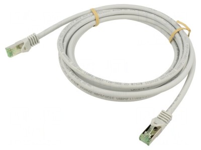 Cablu Patch S/FTP Cat 8.1 Cu LSZH Gri 3m foto
