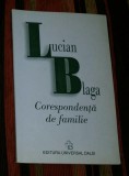 Corespondenta De Familie Lucian Blaga