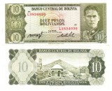 Bolivia 10 Bolivianos 1962 P-154 aUNC