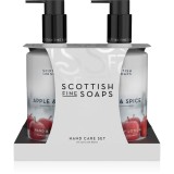 Scottish Fine Soaps Apple &amp; Spice set cadou pentru maini si corp