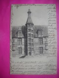 HOPCT 12607 TURELA CENTRALA PALATUL DUCAL NEVERS- ANUL 1901-FRANTA -CIRCULATA